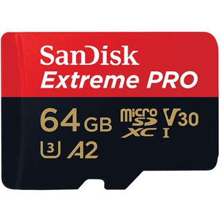 The nho MicroSDXC SanDisk Extreme Pro V30 A2 64GB 170MBs