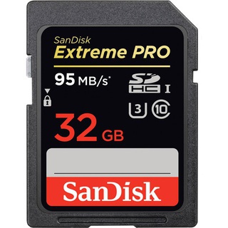 The nho SDHC SanDisk Extreme Pro 32GB Class 10 95mbs